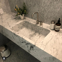 Nouveau bassin en marbre blanc naturel D & Z de Style occidental moderne et autoportant chinois de haute qualité