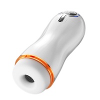Godet de masturbation vibrant Deep Throat chauffant, 12 modes de vibration, 5 modes de succion, son réaliste, rechargeable, écouteurs offerts, pour hommes