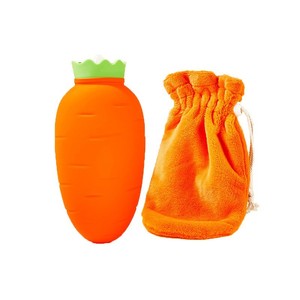 <span class=keywords><strong>Bouillotte</strong></span> Onequan WQS en forme <span class=keywords><strong>de</strong></span> carotte, <span class=keywords><strong>grande</strong></span> capacité 1L, classique, sans BPA, avec housse douce pour le cou et les mains - Product Image 5