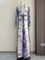 Abaya Musulmane Traditionnelle de Dubaï pour Femme, Élégant Cardigan Plissé, Robe Ethnique, Vente en Gros Usine, Abaya Grande Taille en Polyester