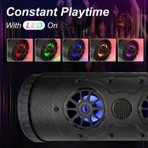 Shu-Ran SRMSB-03 ลำโพงซาวด์บาร์ขนาด 27 นิ้ว RGB สำหรับรถกอล์ฟและรถ ATV/UTV กันน้ำ ทนทาน พกพาสะดวก รองรับ AUX-IN - Product Image 4
