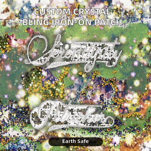 Maßgefertigte Umweltfreundliche Glas-Kristall <span class=keywords><strong>10</strong></span>-Facetten Flache Designer-Bling-Transferaufnäher für T-Shirts Hot-Fix Strass Nagelkunst Taschen - Product Image 3