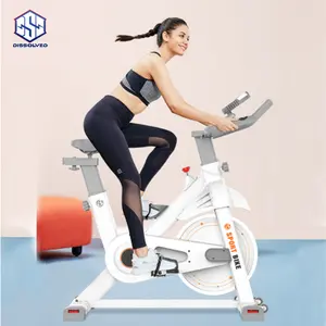 Benutzer definierte Cardio Fitness Spinning Bike Fitness geräte Heimtrainer White Spinning Bike