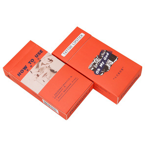 Cigarette Box Tattoo Lipstick Creative <strong>Paper</strong> Packaging Long Lasting Matte Lip <strong>Tint</strong> with Trendy Phrases for Advertisement - Product Image 2