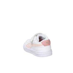 Zapatillas Puma para Niña, Blancas y Rosas, Tacón de 2 cm, Tallas 21 22 23 24 25 26 27, Lona, Modernas - Product Image 2