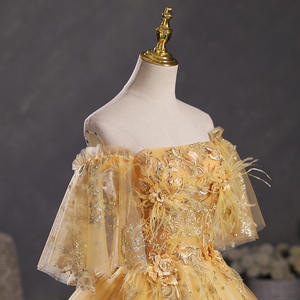 オフショルダーブライダルガウンイブニングウエディングドレス成人式パーティードレス女性 - Product Image 3