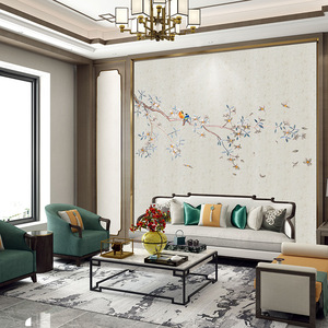 Tela Decorativa Bordada Ke Hong Golden Emperor, 118/120cm, Estilo Chino Moderno, Fondo para Sofá y TV, Lujo Ligero, Exportación - Product Image 1