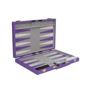 Cao Cấp Da Kích Thước Lớn 19-Inch Màu Hồng <span class=keywords><strong>Backgammon</strong></span> Thiết Lập Cho Phụ Nữ Và Gril - Product Image 6