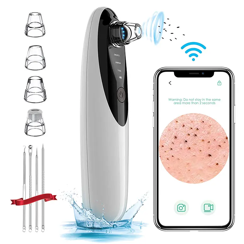 Clean Blackhead Vacuum Suction Remove Machine Electric Blackhead Remover Skin Care Device Face Pore Acne Pimple Removal