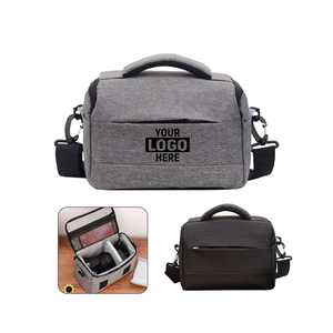 Bolsa de Cámara de Nailon de Gran Tamaño con Logotipo Personalizado, Funda de Cámara con Cubierta Impermeable y Correa Acolchada para Lentes SLR DSLR, Cables y Accesorios - Product Image 2