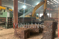 Presse à briquettes métalliques certifiée CE de 100 à 300 tonnes pour copeaux et déchets métalliques