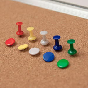 Bacheca per ufficio Foska tre dimensioni ad alta densità con struttura rettangolare in sughero con finitura in alluminio bacheca in sughero per parete - Product Image 4