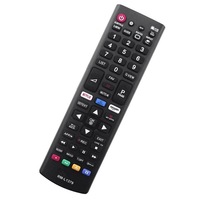 Télécommande TV standard multifonction RM-L1379 pour téléviseur intelligent LED L avec boutons 3D/netflix APP