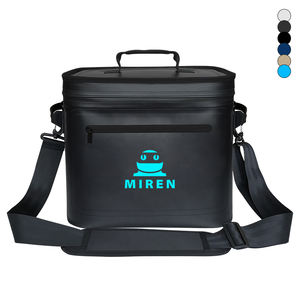 Mochila Térmica para Exteriores <span class=keywords><strong>Miren</strong></span>, Enfriador de 24 Latas, Negra, para Camping, Impermeable y Aislada, Personalizable OEM - Product Image 1