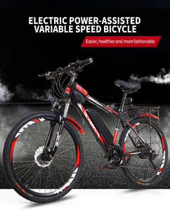 Bicicleta eléctrica al por mayor de 21 velocidades con freno de disco, 50 km/h, batería de litio, amortiguador delantero, para adultos, tipo dirt bike eléctrica. - Product Image 4