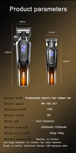 <span class=keywords><strong>Tondeuse</strong></span> à <span class=keywords><strong>cheveux</strong></span> rechargeable MRY, <span class=keywords><strong>tondeuse</strong></span> à barbe et <span class=keywords><strong>tondeuse</strong></span> à <span class=keywords><strong>cheveux</strong></span> pour hommes, machine à couper les <span class=keywords><strong>cheveux</strong></span> automatique, <span class=keywords><strong>tondeuse</strong></span> pour l'épilation - Product Image 5