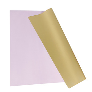 ZL Luxury Recycle Double-sided <strong>Color</strong> Gold Floral <strong>Tissue</strong> <strong>Paper</strong> Packaging Christmas Gift Wrapping <strong>Paper</strong> for Flowers - Product Image 2