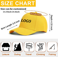 Gorra de Béisbol Personalizada de 6 Paneles con Bordado de Calidad de Marca OEM, Personaliza el Logotipo, Gorra Deportiva para Hombre