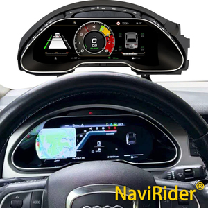 For Audi Q7 2005-2015 Instrument Cluster LCD <b>Digital</b> Dashboard Panel Carplay Gps Speedometer Virtual Cockpit Tachometer <b>Clock</b> - Product Image 1