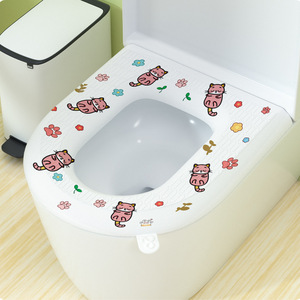 ฝาครอบที่นั่งชักโครก EVA กันน้ำ พิมพ์ลาย ใช้ได้ทั่วไป สำหรับฤดูหนาว - Product Image 3
