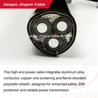 Harga Pabrik Kabel XLPE 3 Inti 35kV 185mm 240mm 300mm Kabel Daya Paduan Aluminium untuk Penggunaan Industri