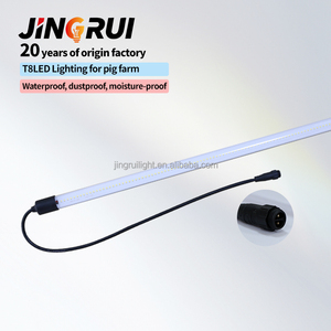 Luz LED <span class=keywords><strong>para</strong></span> Aves de Corral, IP67 Impermeable, Regulable, Sin Parpadeo, Ra90, 3 Temperaturas de Color, Tubo T8 de 4 pies, Resistente a la Corrosión, <span class=keywords><strong>para</strong></span> Granja - Product Image 2