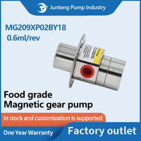 Pompe à engrenages à entraînement magnétique en acier inoxydable 316L, 24V DC, 80W, 5 bars, tête de micro-pompe pour machine à café, extracteur d'espresso, qualité alimentaire