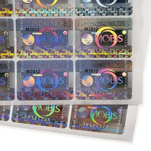 Tamper Evidence Warranty Hologram Stickers Custom Channel Serial Numbers Anti-Fake Self Adhesion Hologram Labels