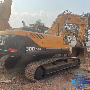 Excavadora de cadenas Hyundai 300LC-9S usada con motor Cummins, caja de cambios PLC y rodamientos en venta en Shanghái - Product Image 1