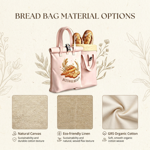 Sac de <span class=keywords><strong>boulangerie</strong></span> <span class=keywords><strong>en</strong></span> coton réutilisable personnalisé OEM pour pain au levain, sac de rangement, 14 ans d'expérience, directement de l'usine - Product Image 5