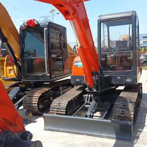 5ton รถขุด DH55 Doosan มือสองประสิทธิภาพสูงคุณสมบัติปั๊มเครื่องยนต์ไฮดรอลิกตีนตะขาบมอเตอร์เกียร์คาวาซากิ - Product Image 5