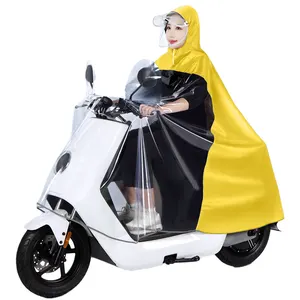 Parent-child raincoat, motorcycle ride, raincoat, bicycle, waterproof and durable rain poncho