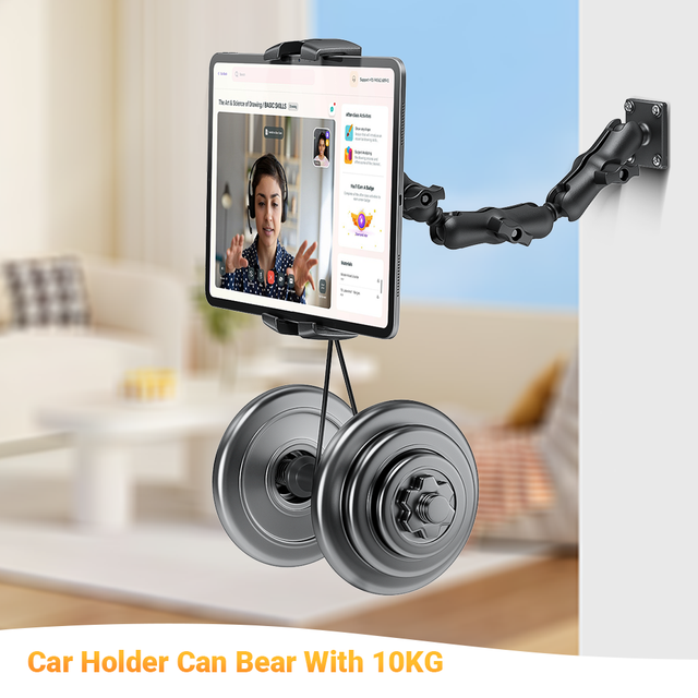 OEM Heavy Duty Phone Tablet Truck Mount Stand Car Tablet Holder for Truck Fleet Wall Desk for iPad Tablet Stand Mount