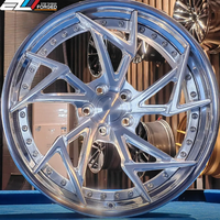 Jantes en alliage forgé EZW personnalisées haute résistance 20 21 22 pouces 5x112 5x130 pour Q7 RS7 Performance, finition argent brillant poli
