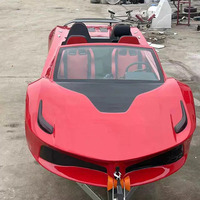 Sculpture de voiture modèle en fibre de verre et résine, grande sculpture moderne à vendre, fabriquée en Chine