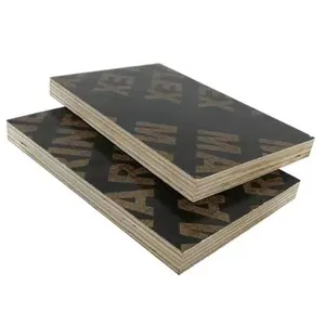 Construcción de madera contrachapada de alta calidad, película de 18mm, color marrón, impermeable, a la venta