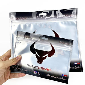 Sacchetti Personalizzati Richiudibili con Zip a 3 Lati per Esche da Pesca, Confezioni in Plastica Morbida per Esche con Logo Personalizzato - Product Image 3