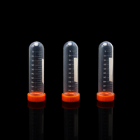 Tube de Centrifugation Conique Stérile de Haute Qualité 50 ml en Polypropylène Gradué avec Bouchon à Vis Anti-fuite pour Laboratoire Scientifique et Usage Médical