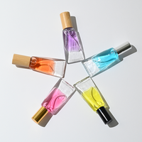 Botella de spray de vidrio esmerilado de 10 ml para viaje, portátil, para suero de cuidado de la piel, vacía, con tapa de rosca, para muestras, venta al por mayor directa de fábrica con serigrafía.