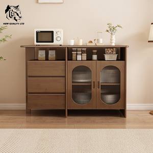 Meubles de cuisine design moderne, armoire de salle à manger en bois, fabrication chinoise, prix de gros, personnalisable, en stock, prêt à être expédié - Product Image 5