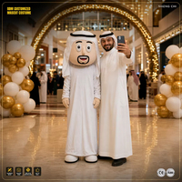 Costume de Mascotte de Dessin Animé Shengchi à Thème Arabe, pour Spectacles de Danse du Moyen-Orient, Accessoires de Tête pour Événements et Fêtes