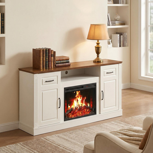 <span class=keywords><strong>Chimenea</strong></span> Eléctrica YIKA con Llama Virtual LCD, Calentador, OEM ODM, Decoración para Hogar y Hotel, Soporte para TV - Product Image 1