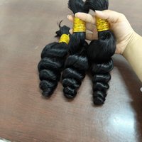 Spanisches lockiges menschliches Haar zum Flechten ohne Schuss Haar bündel Geflochtene Boho-Zöpfe 100 peruanische Afro Kinky Bulk-Haar verlängerungen