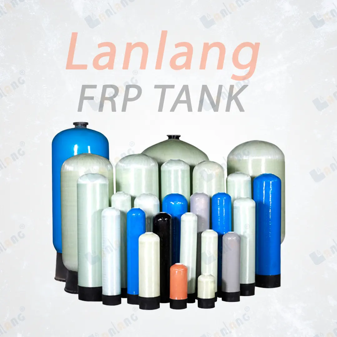 Lanlang Oem 1054 piccolo Frp recipiente acqua a pressione Frp serbatoio fornitore per Ro Parts trattamento delle acque