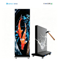Module LED GOB 320*160mm P1.86 P2 P2.5, écran d'affichage LED portable et pliable 640*1920mm pour magasin/mariage