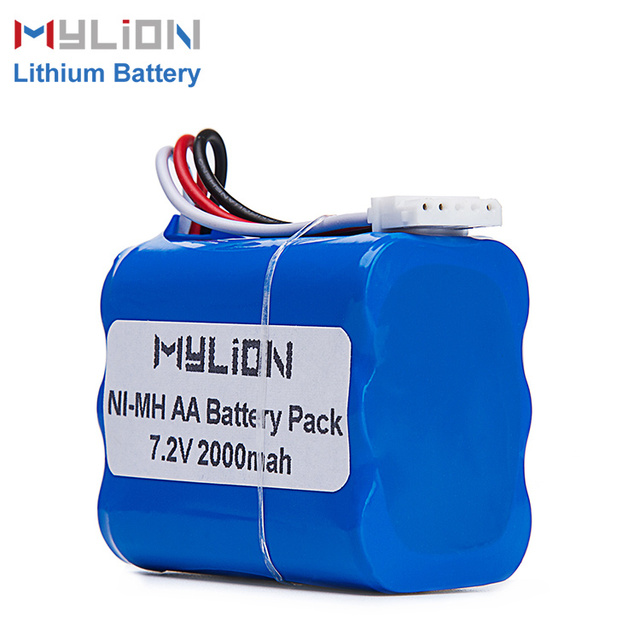 Mylion High Capacity 7.2V 2000mAh Li-ion Battery Pack 18650 Rechargeable for Remote Control Models and Electronics
