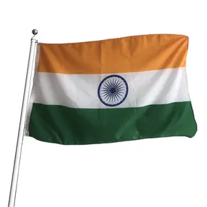 Custom Wholesale 100% Polyester 3x5ft Printed IN Cleveland Indian India National Flag