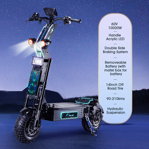 FLJ X14 <b>72V</b> Two Motors Escooter With Removable <b>Battery</b> High Powerful Scooter X14 Fat Tire Scooter X14 - Product Image 4