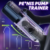 3D-Textur Taschenmuschi Männer-Stimulator Penispumpe Vergrößerer Wasserdichter Automatischer Saugvibrator Masturbationsbecher