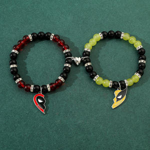 Un bracelet-collier Deadpool et Wolverine, un bracelet-collier pour couple, un bracelet Deadpool pour ami - Product Image 5